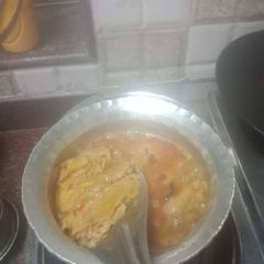 A picture of Batkas(leftover roti makeover).