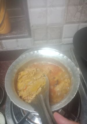 A picture of Batkas(leftover roti makeover).