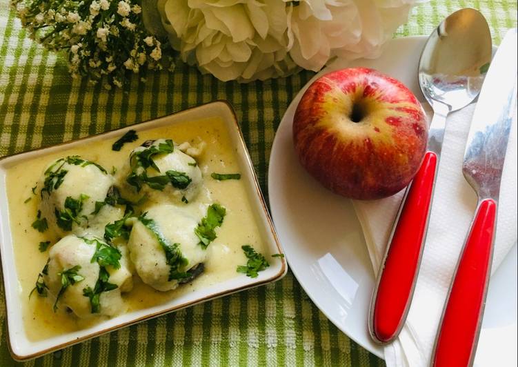How To Make  Apple Kofta in White Curry
