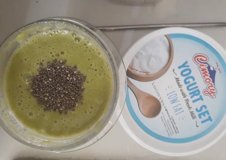 Jus Sehat Jeruk Nanas Kale Yogurt Chiaseed