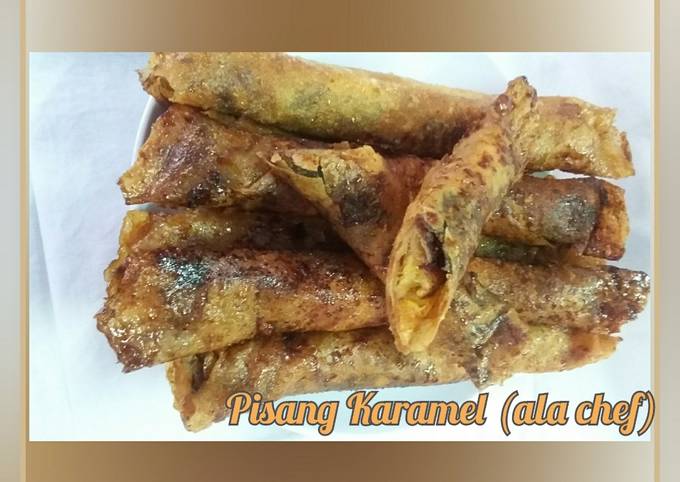 Pisang Karamel (ala chef)