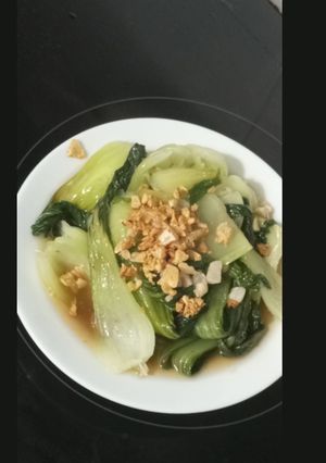 Hình của món Cải chíp xào xì dầu.