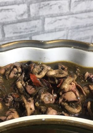 Foto resep Cumi cumi kuah hitam