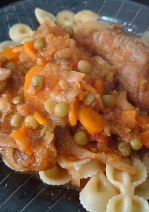 Una foto de Bifes a la criolla