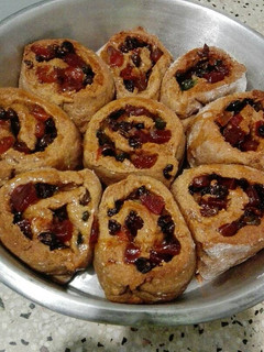 Una foto de Rollitos navideños integrales
