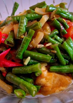 Foto resep Tumis Kacang Panjang Tahu