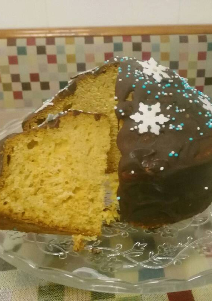 Una foto de Bizcocho de mantequilla con chocolate