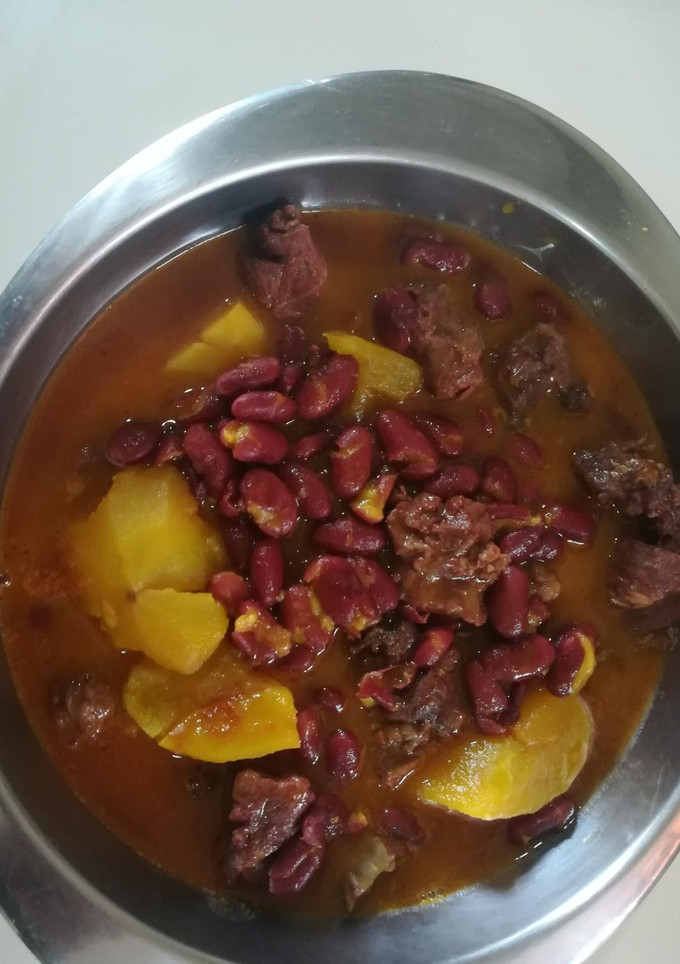 Una foto de Judías rojas con galtas