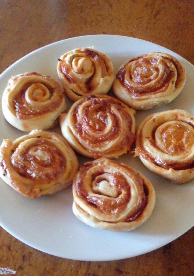 Una foto de Rolls de pizza