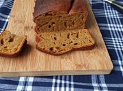 Una foto de budín de camote