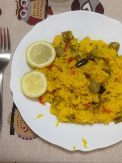 Una foto de Arroz a banda
