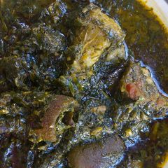 A picture of Editan soup.