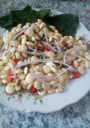 Una foto de Ceviche de chocho o tarwi