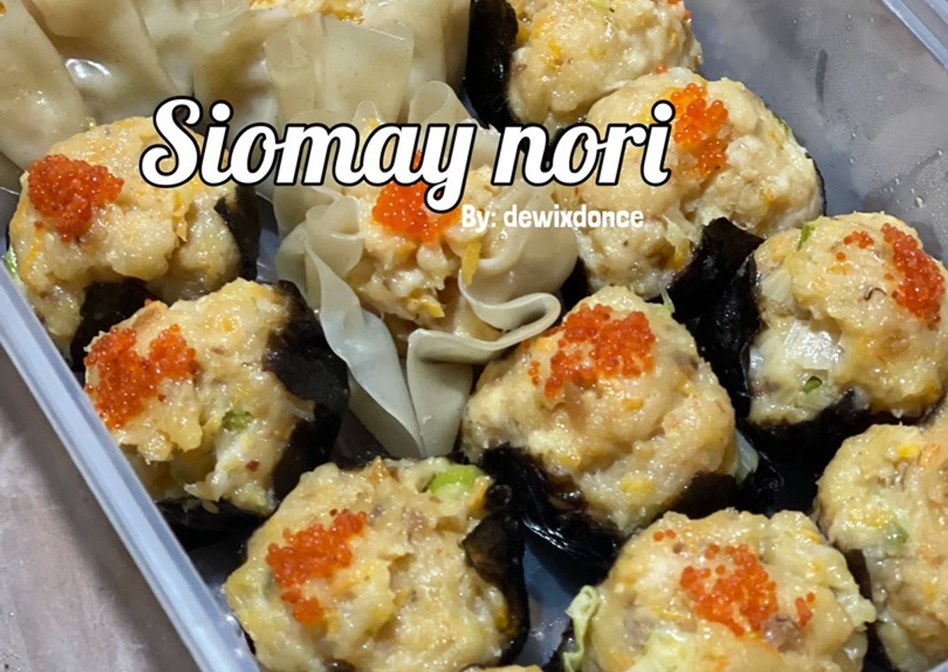 Siomay Nori - resep kuliner nusantara