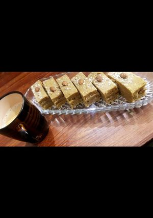 A picture of Delicious soan papdi.