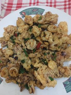 Foto resep Cumi tepung tumis pedas kriyuk
