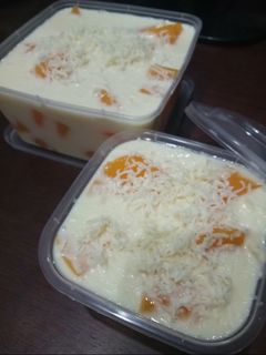 Foto resep Pudding Manggo Yogurt cheese sauce