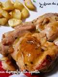 Coscia di pollo disossata alla cipolla