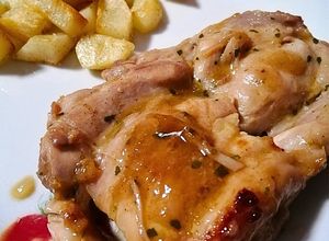Foto di Coscia di pollo disossata alla cipolla