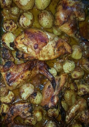 Una foto de Pollo al Horno