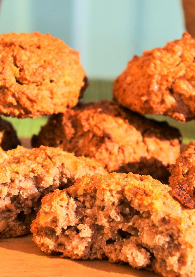 Una foto de Galletas de harina de castaña, anacardos y especias