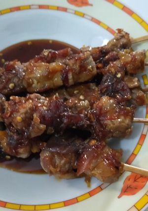 Foto resep Sate Daging Empuk Bumbu Kecap
