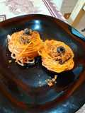 Cupcake di Spaghetti alle Melanzane
