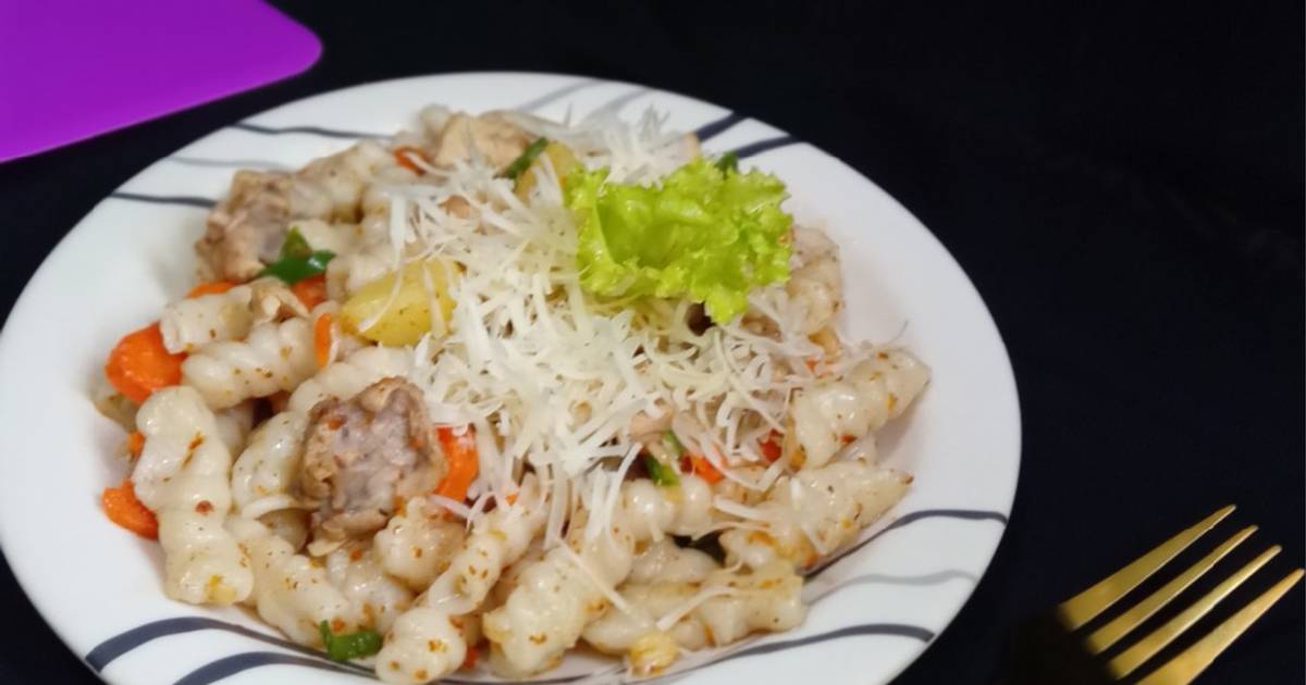 Resep Gnocchi aglio olio Tuna/ayam oleh Setya N Cookpad