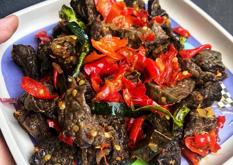 Resep #9 Sambal balado paru 🐮 Anti Gagal