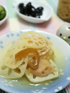 柚香涼拌蓮藕片(((0廚藝ok 的食譜成品照片