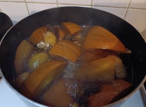 Una foto de Dulce de calabaza marina