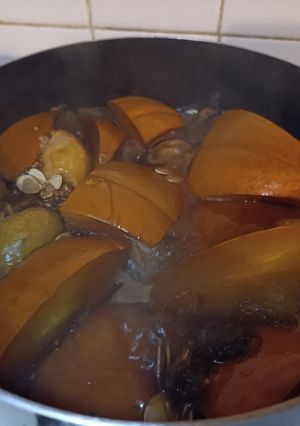 Una foto de Dulce de calabaza marina