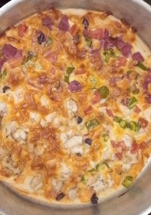 صورة لوصفة بيتزا جامبو 🍕🥰⁦❤️⁩