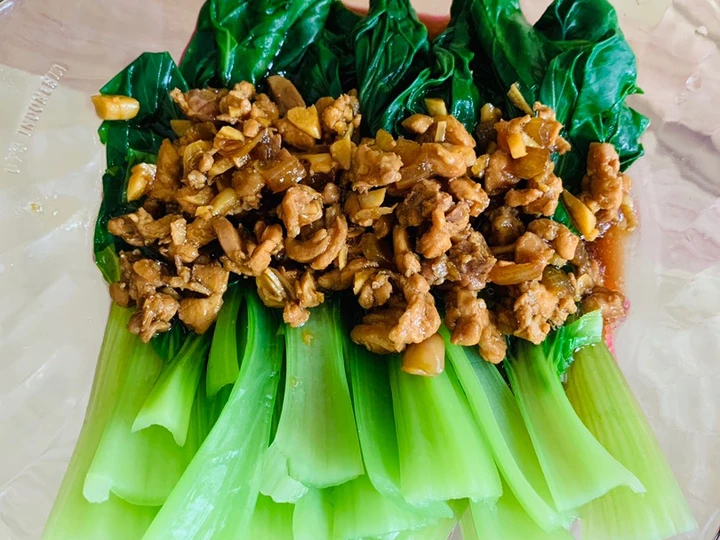 Easy Steps to Make Pokcoy siram ayam the  Makes Drooling Really delicious