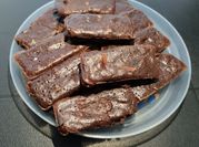 Une photo de moelleux crème de marron