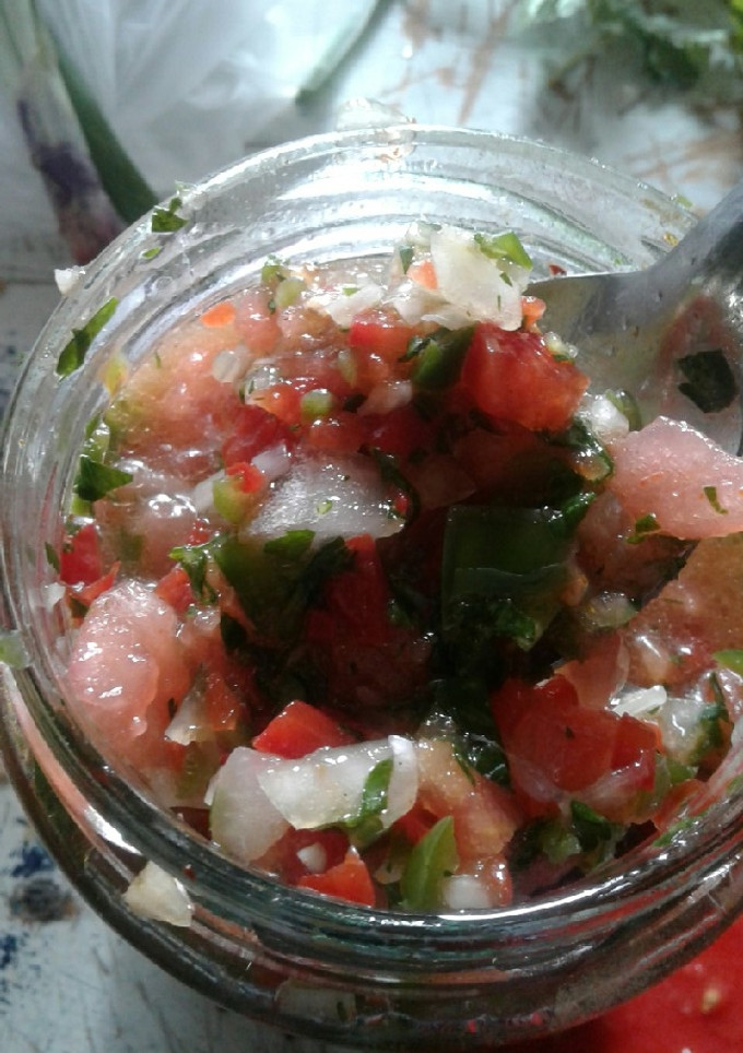 Una foto de Salsa criolla