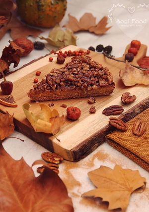 Foto de Tarte de Abóbora com Praliné de Nozes Pecan