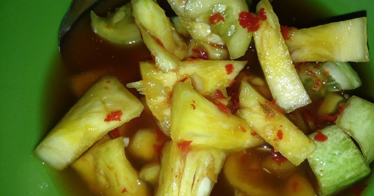 Resep Asinan Timnas Mentimun Dan Nanas Oleh Fiaa Cookpad