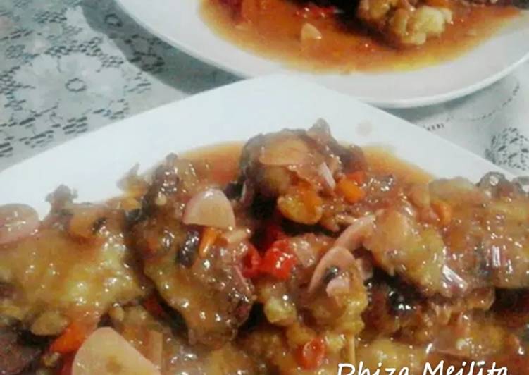 Ikan Mas masak saus