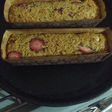 Budín de avena con frutas