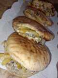 🥙خبز المنفوخ محشي🥙
