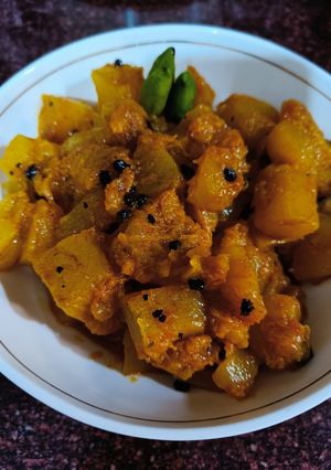 A picture of Kaddu ki Sabji.