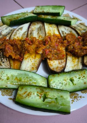 Gambar Terung & Timun Bakar
