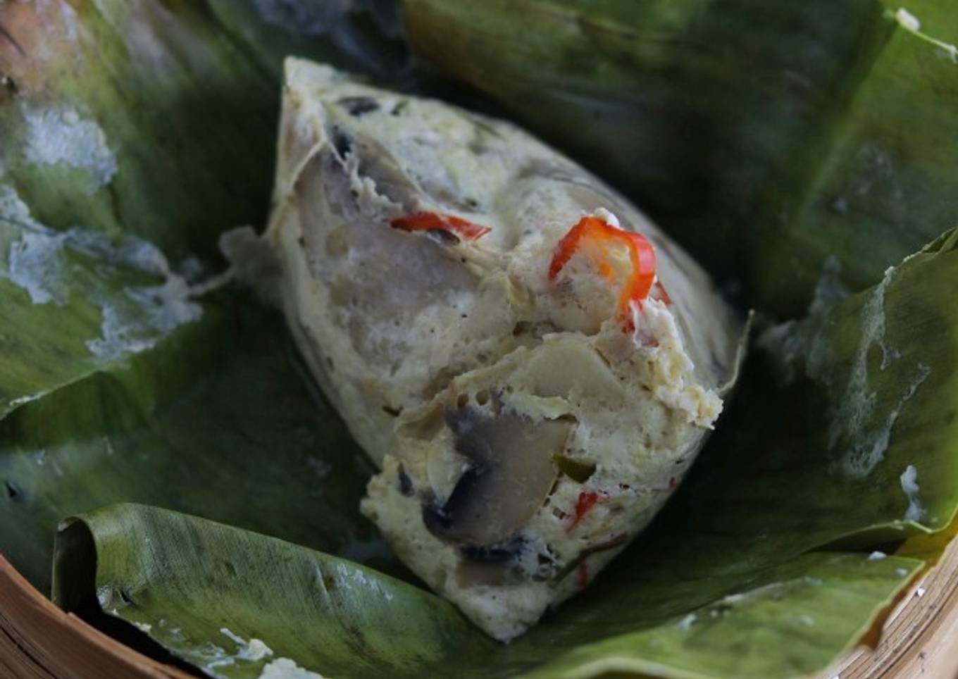 Pepes Tahu Jamur Tiram