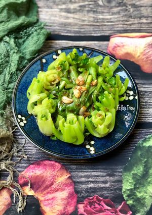 Hình của món Cải Thìa Sốt Dầu Hào.