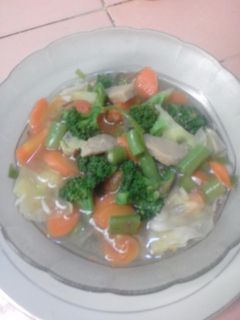 Foto resep Sup sehat sayuran segar