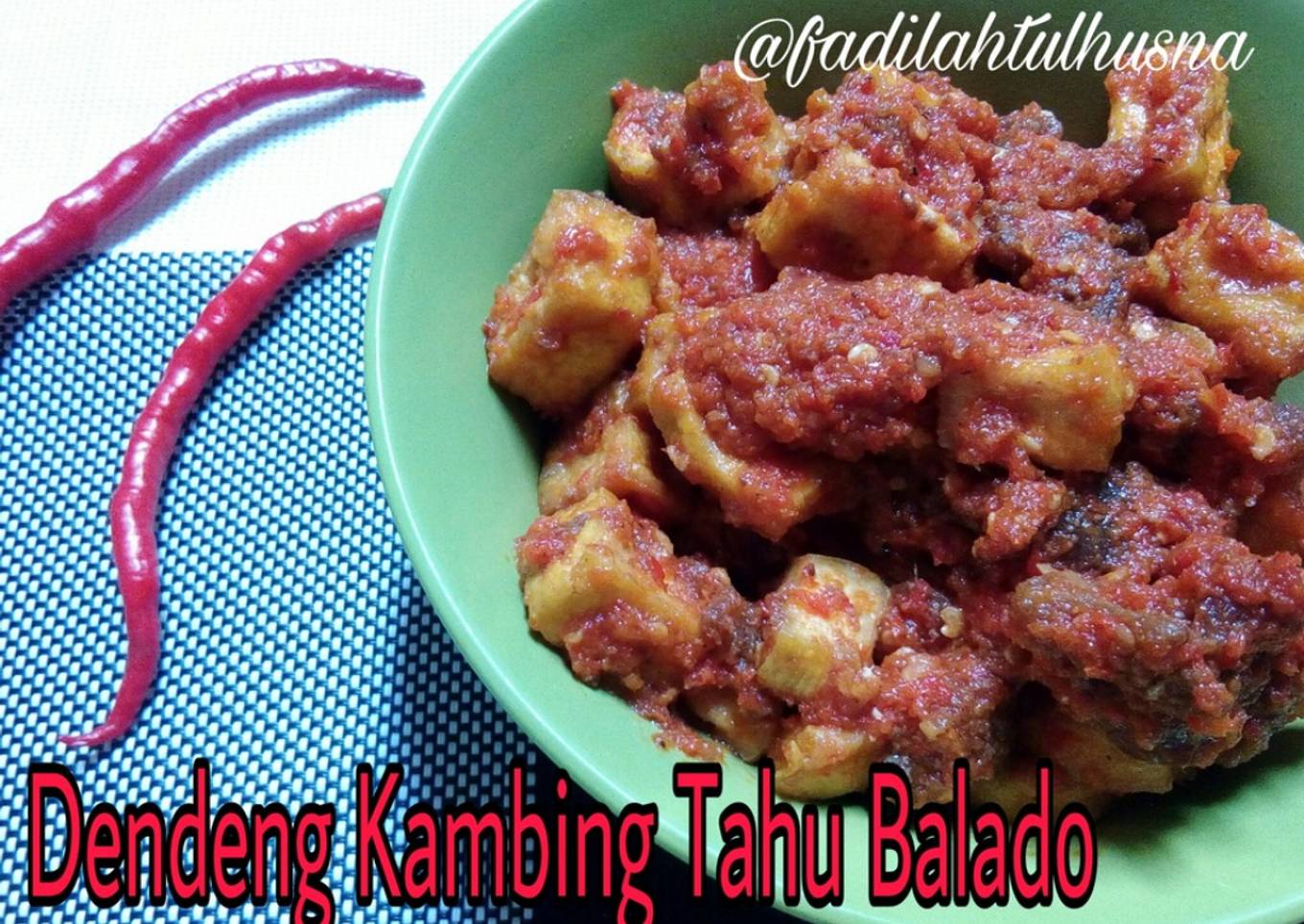 Dendeng Kambing Tahu Balado
