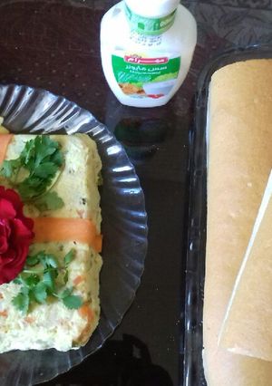 عکسی از دستور سالاد الویه