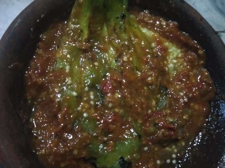 Langkah Gampang Membuat Resep Terong bakar sambal tomat yang Enak Banget Anti Ribet, Mantap Sekali