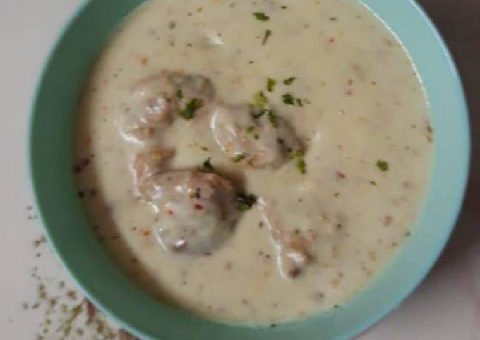Recipe: Yummy Chicken malai tikka in white sauce